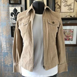 Blue Asphalt Camel beige Corduroy jean jacket M